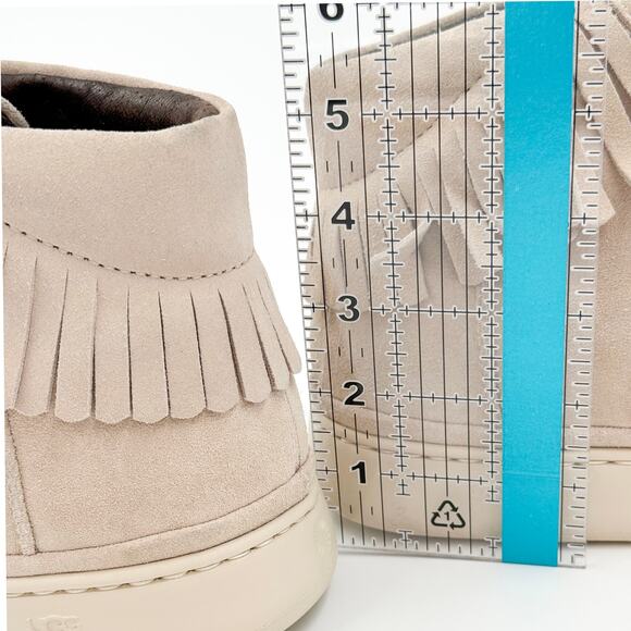 UGG M Cali High Fringe Sneakers Men’s 10.5 Suede Stinge Tan main image 12